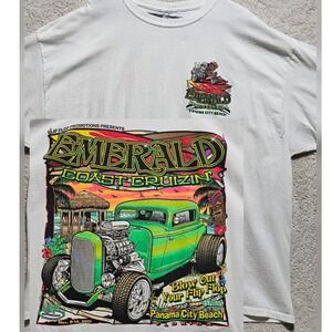 Gildan Ultra Emerald Coast Cruizin Panama City Beach Graphic T Shirt Mens 3XL